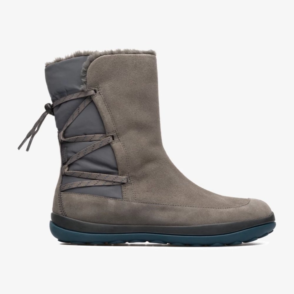 Grey Ankle Boots
